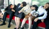 Sleeping On The Subway